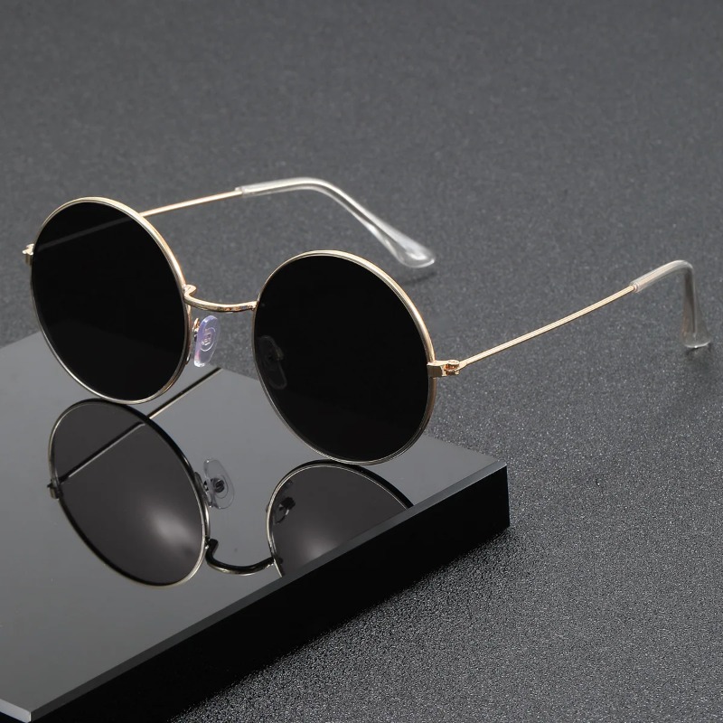Metal Photo Panel - Retro Men Punk Style Sunglasses Colorful
