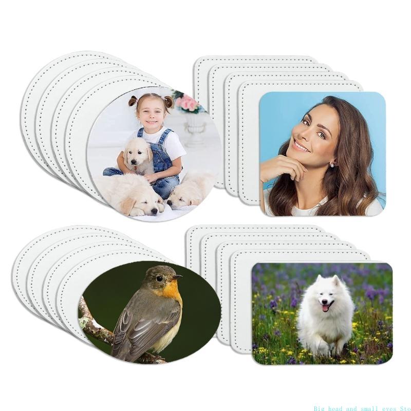 581C 10 Pieces Blank Leather H - Hat Sublimation Blank ulasan dan harga
