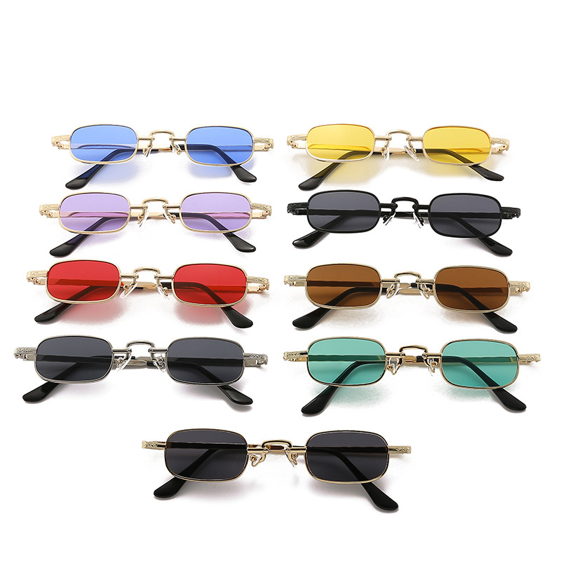 New Small Frame Square Sunglas - Metal Photo Panel ulasan dan harga
