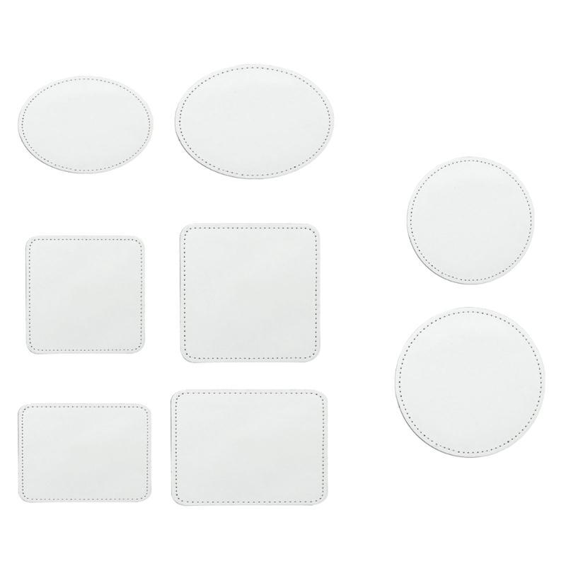 E8BD 10 Pieces Blank Leather H - Hat Sublimation Blank ulasan dan harga
